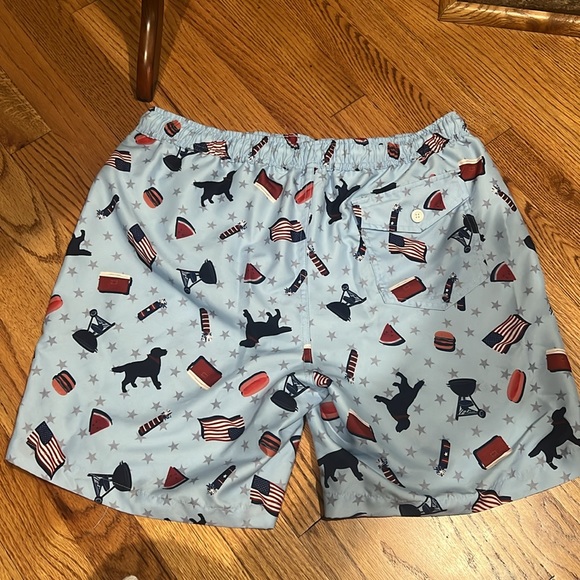 Crown and ivy patriotic swim trunks size medium - Picture 4 of 6